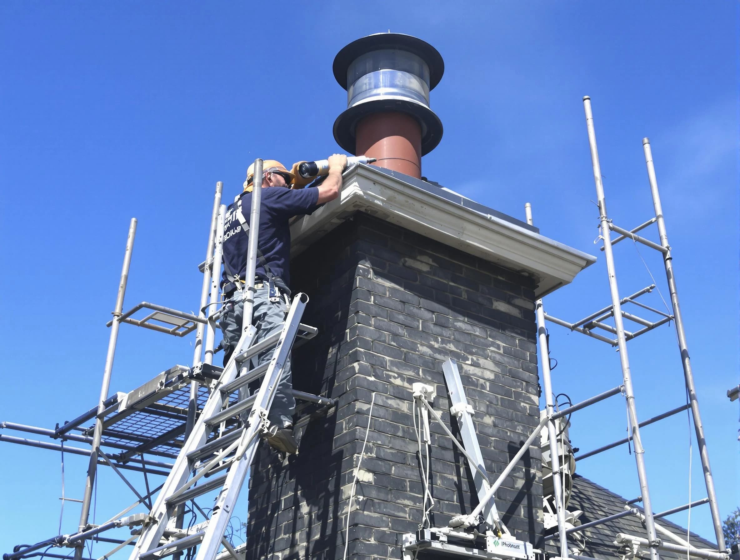 Sturdy chimney crown finished by Cranberry Chimney Sweep in Cranberry, PA