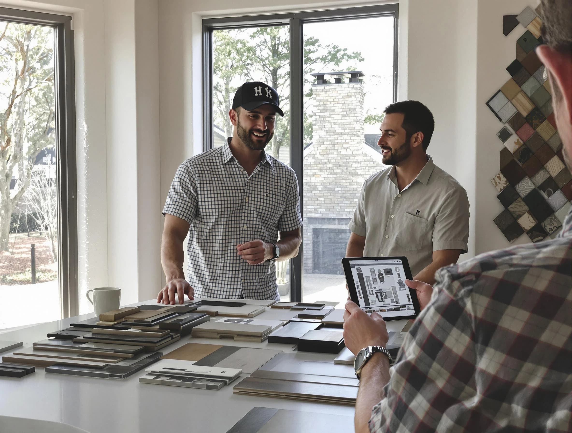 Cranberry Chimney Sweep remodeling a chimney and fireplace in Cranberry, PA