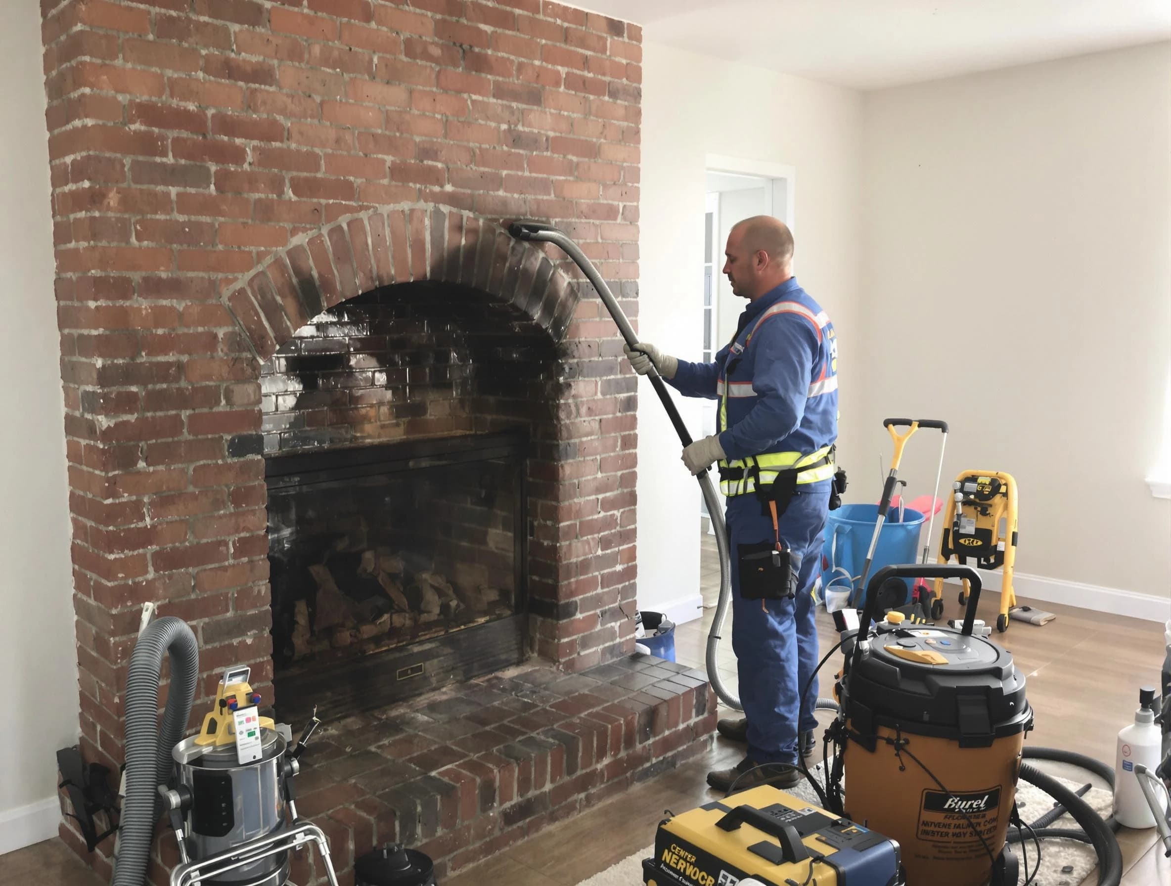 Cranberry Chimney Sweep expert performing detailed chimney sweep in Cranberry, PA
