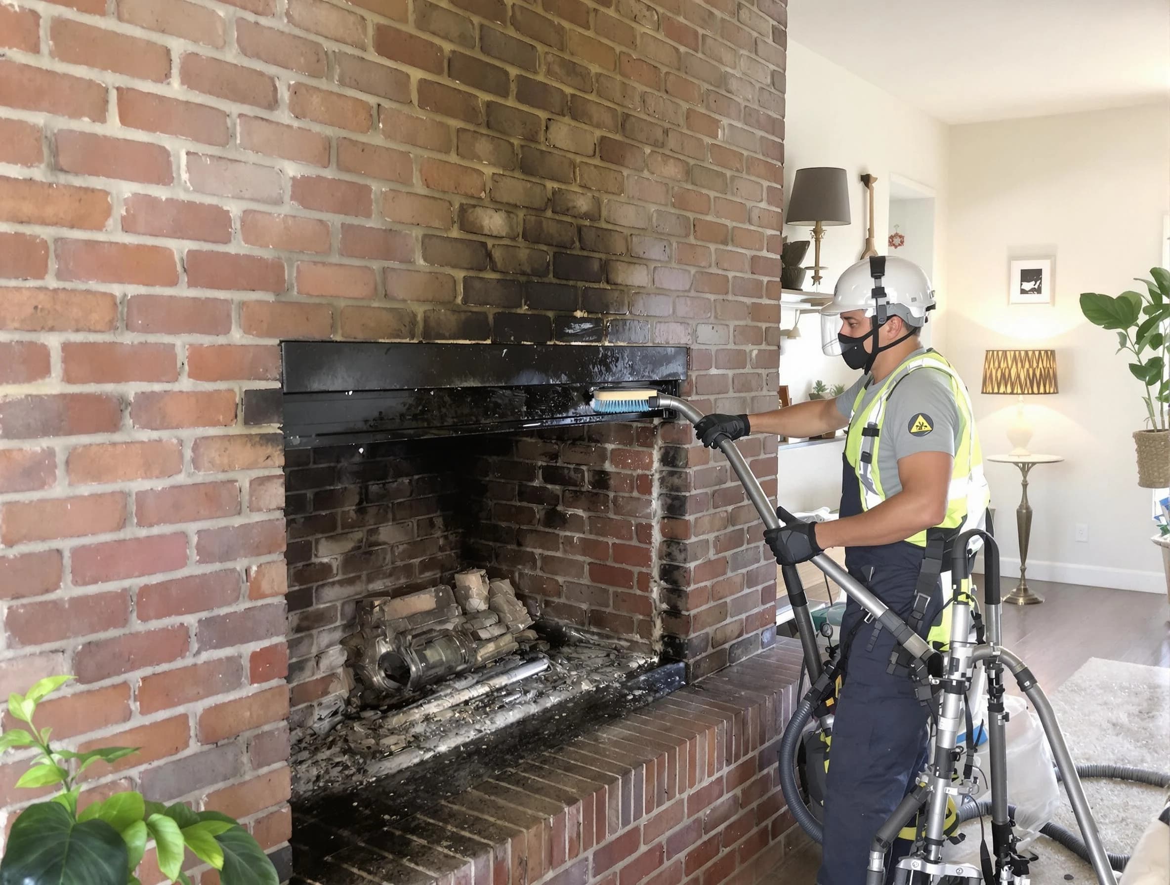 Cranberry Chimney Sweep providing fireplace cleaning services in Cranberry, PA