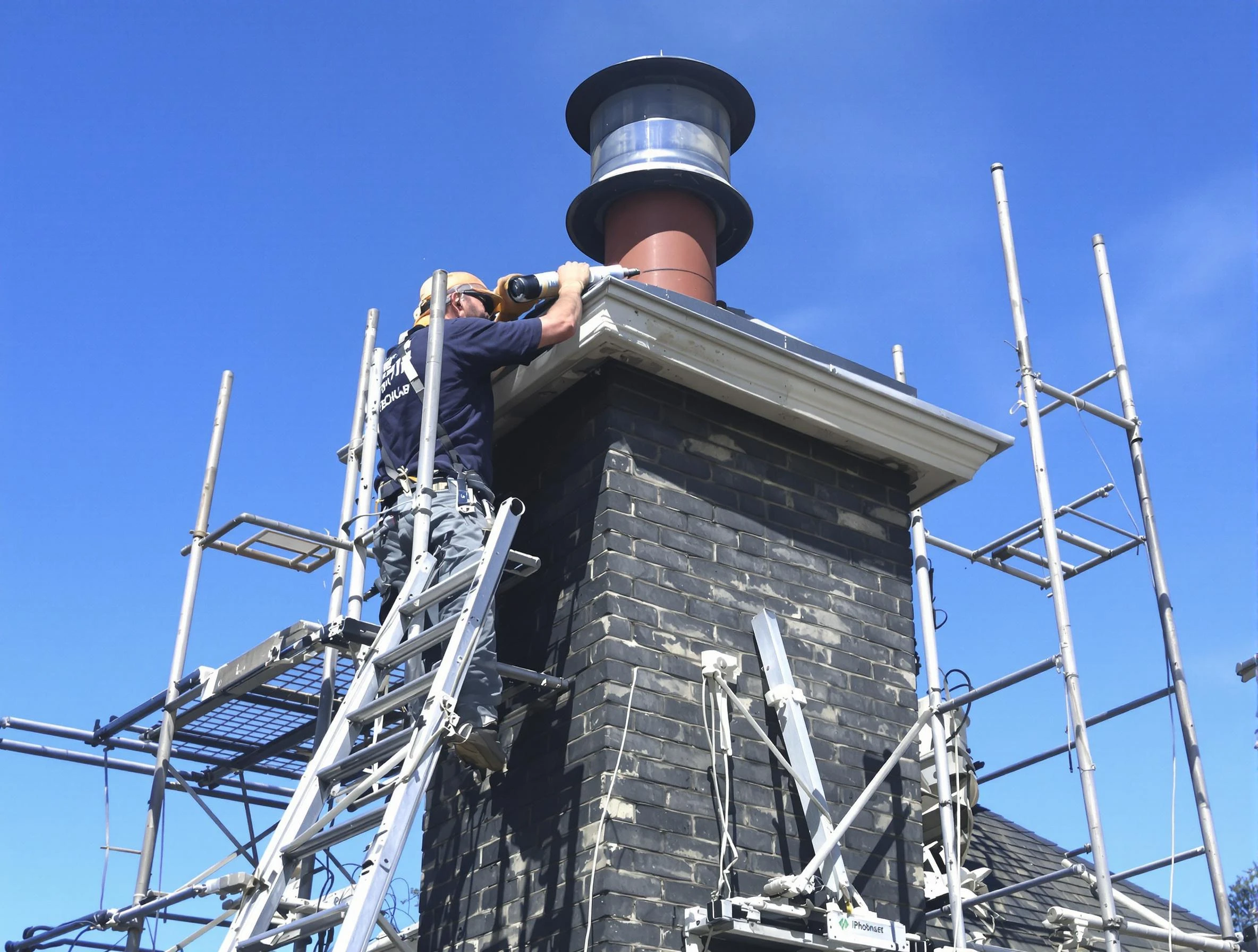 Sturdy chimney crown finished by Cranberry Chimney Sweep in Cranberry, PA