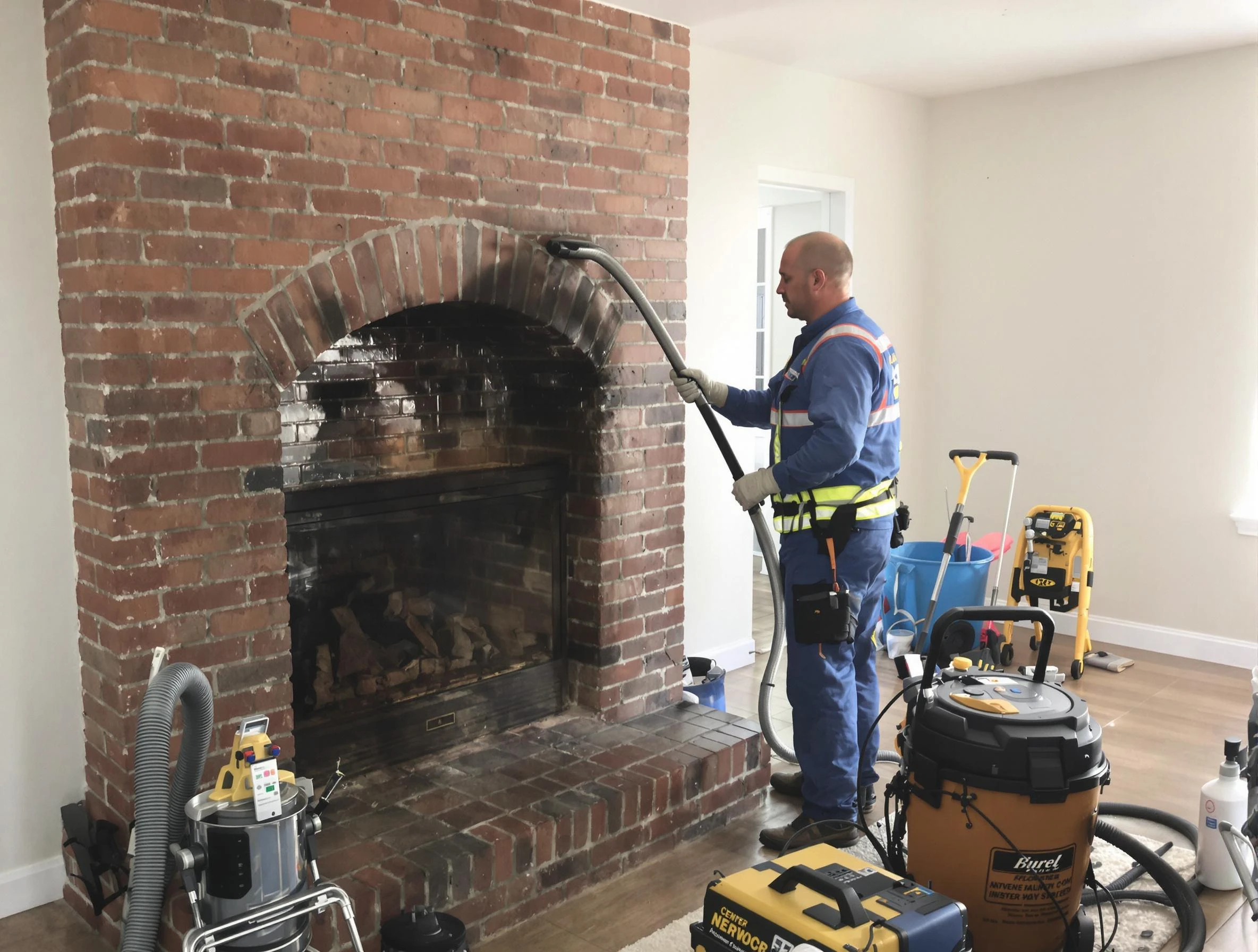 Cranberry Chimney Sweep expert performing detailed chimney sweep in Cranberry, PA